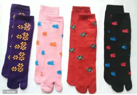 Ladies Woolen Socks (Pack of 4 Pairs)