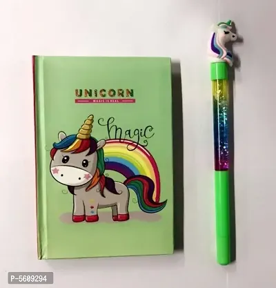 Unicorn Diary  Stationery