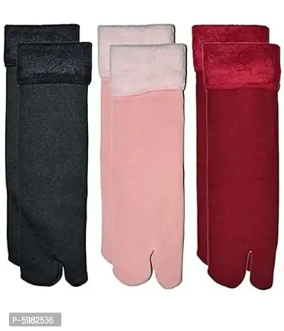 Fur Socks Combo Set (Pack of 3)-thumb0