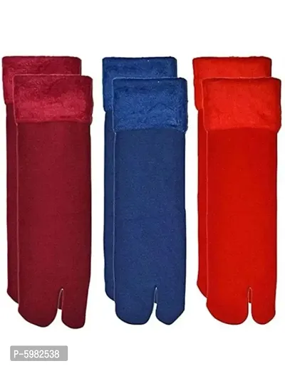 Fur Socks Combo Set (Pack of 3)