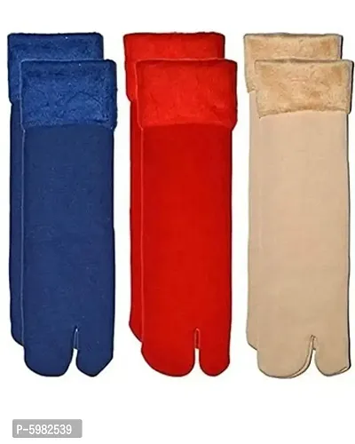 Fur Socks Combo Set (Pack of 3)-thumb0