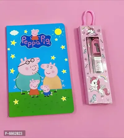 Peppa Diary and Unicorn Stationary Combo