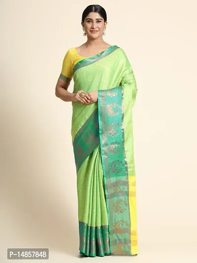 Classic Tissue Woven Design Saree with Blouse piece