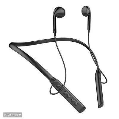 Stylish Black In-ear Bluetooth Wireless Headphones With Microphone-thumb0