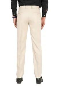 Classic Cotton Blend Solid Formal Trousers for Men-thumb3