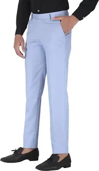 Fancy Polycotton Formal Trousers for Men-thumb2