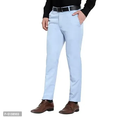 Classic Cotton Solid Formal Trousers for Men-thumb4