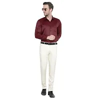 Classic Cotton Solid Formal Trousers for Men-thumb4