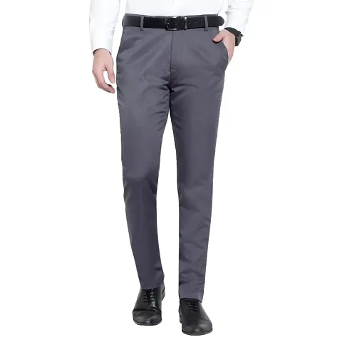 Must Have Cotton Blend Formal Trousers For Men