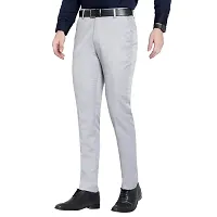 Classic Cotton Solid Formal Trousers for Men-thumb3