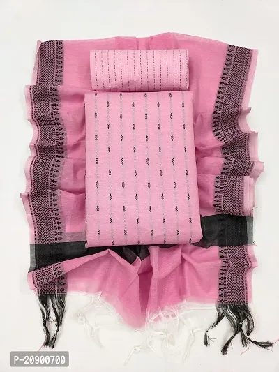 Fancy Cotton jacquard Unstitched Dress material-thumb3