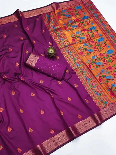 Art Silk Saree With Blouse piece