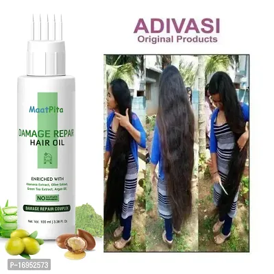 Essential Adivasi Hair Oil All Type Of Hair Problem Herbal Growth Hair Oil 100 Ml Pack 1-thumb0