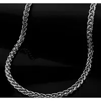 Elegant Silver Brass Chain For Men-thumb1