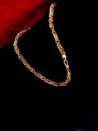 Fancy Trendy Gold Plated Chain For Men-thumb1