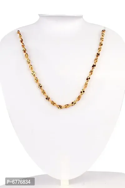 Fancy Trendy Gold Plated Chain For Men-thumb4