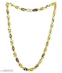 Fancy Trendy Gold Plated Chain For Men-thumb1