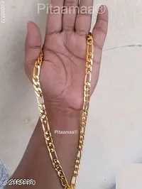 Fancy Trendy Gold Plated Chain For Men And Women-thumb2