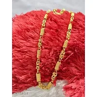 Fancy Trendy Gold Plated Chain For Men-thumb1