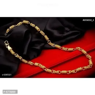 Fancy Trendy Gold Plated Chain For Men