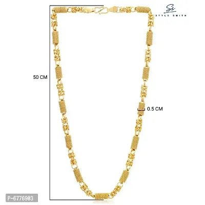 Fancy Trendy Gold Plated Chain For Men