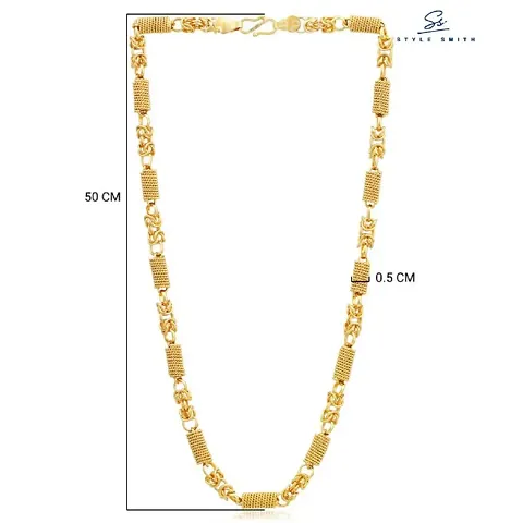 Fancy Trendy Gold Plated Chain For Men