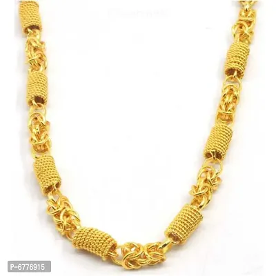 Fancy Trendy Gold Plated Chain For Men-thumb2