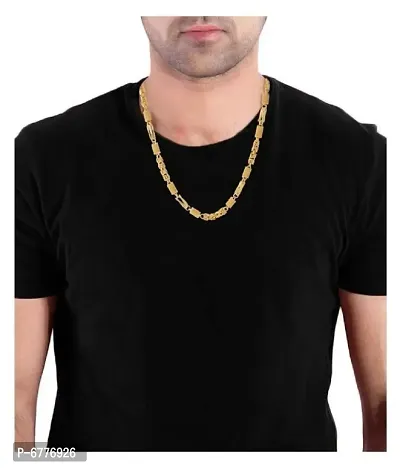 Fancy Trendy Gold Plated Chain For Men-thumb3