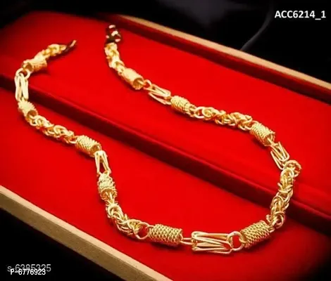 Fancy Trendy Gold Plated Chain For Men