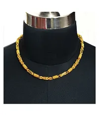 Fancy Trendy Gold Plated Chain For Men-thumb1