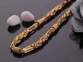 Fancy Trendy Gold Plated Chain For Men-thumb1