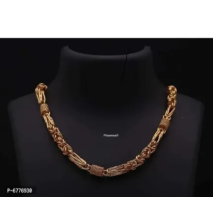 Fancy Trendy Gold Plated Chain For Men-thumb3