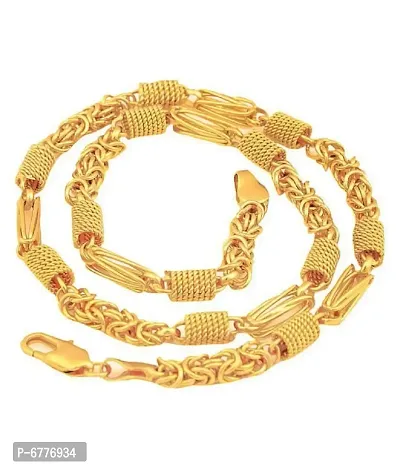 Fancy Trendy Gold Plated Chain For Men-thumb3