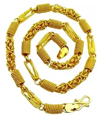 Fancy Trendy Gold Plated Chain For Men-thumb3