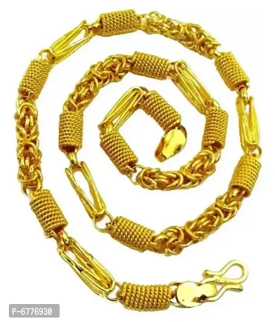 Fancy Trendy Gold Plated Chain For Men-thumb4