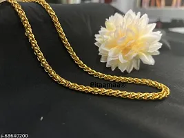 Fancy Trendy Gold Plated Chain For Men-thumb2