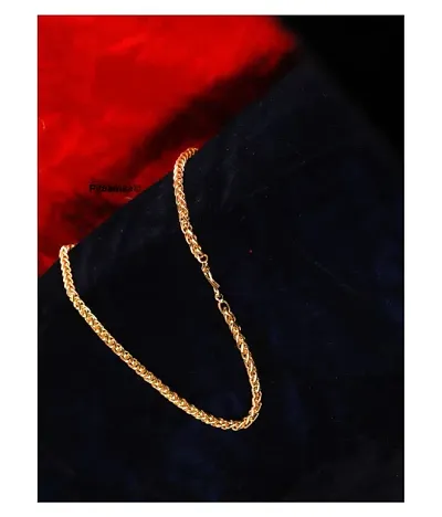 Fancy Trendy Gold Plated Chain For Men