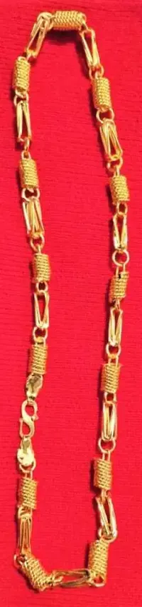 Fancy Trendy Gold Plated Chain For Men-thumb2