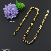 Fancy Trendy Gold Plated Chain For Men-thumb1