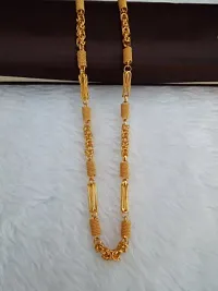 Fancy Trendy Gold Plated Chain For Men-thumb1