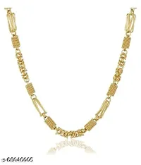 Fancy Trendy Gold Plated Chain For Men-thumb1