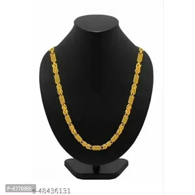 Fancy Trendy Gold Plated Chain For Men-thumb4