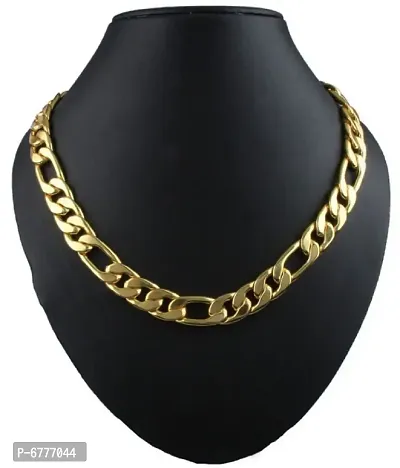 Fancy Trendy Gold Plated Chain For Men-thumb2
