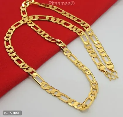 Fancy Trendy Gold Plated Chain For Men-thumb0