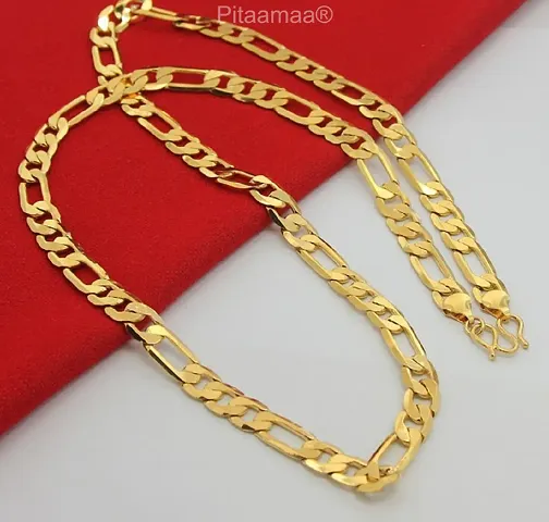 Stylish Brass Golden Chain For Men