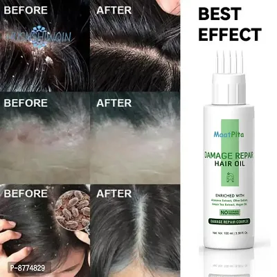 Aloe Vera, Olive Oil and Green Tea Damage Repair Non-Sticky Hair Oil-thumb0