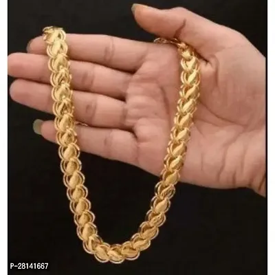 Elegant Golden Brass Chain For Men