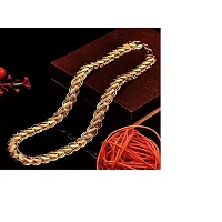 Elegant Golden Brass Chain For Men-thumb1