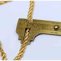 Elegant Golden Brass Chain For Men-thumb1