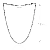 Elegant Silver Brass Chain For Men-thumb1